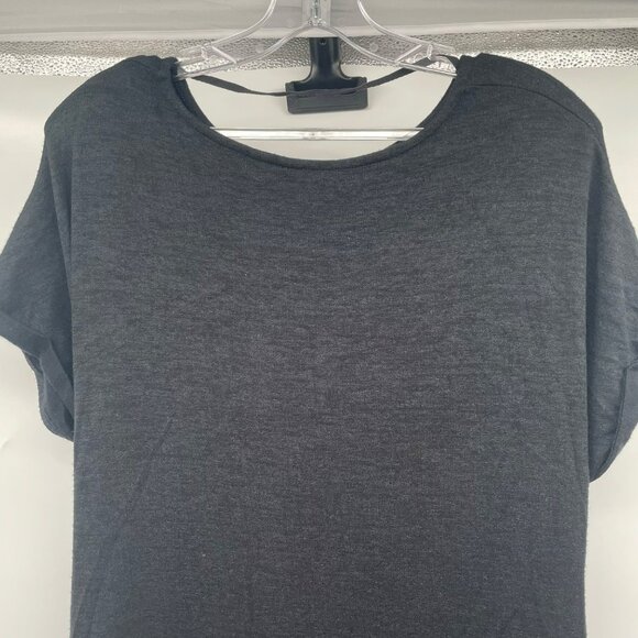 Gap Womens Sheath Dress Short Sleeve Twisted Front Black Size Large - Picture 6 of 9